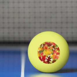 Bolinha De Ping Pong Folhas de outono do outono