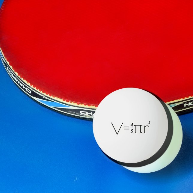 Bolinha De Ping Pong Fórmula para o volume de uma esfera (Criador carregado)