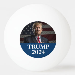 Bolinha De Ping Pong Foto de Donald Trump - Excelente Trump 2024 Keep A