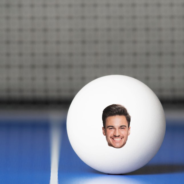 Bolinha De Ping Pong Foto de Rosto Personalizada (Líquido)