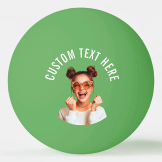 Bolinha De Ping Pong Foto e Texto Personalizados 