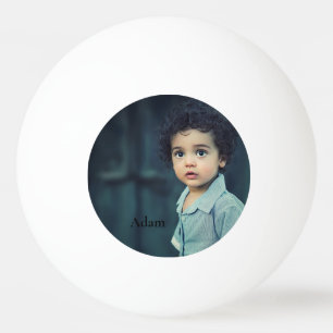 Bolinha De Ping Pong Foto personalizada personalizada e texto