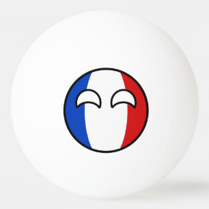 Bolinha De Ping Pong France Geeky de tensão engraçado Countryball