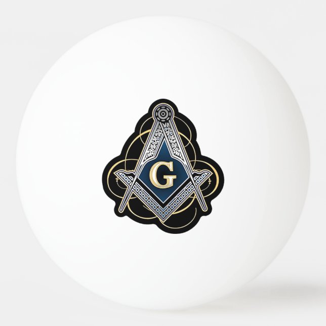 Bolinha De Ping Pong Freemason (Frente)