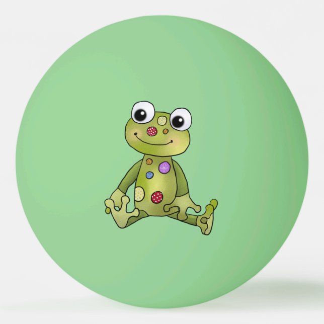 Bolinha De Ping Pong Frosch mit Punkten (Frente)