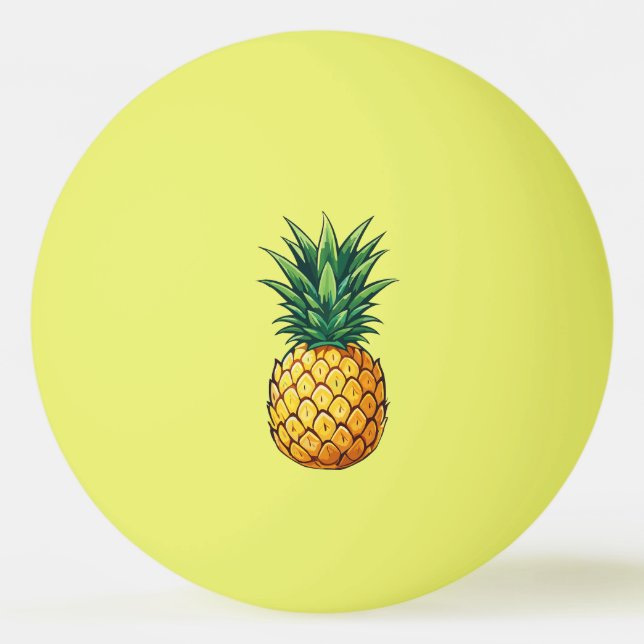 Bolinha De Ping Pong Fruta abacaxi (Frente)