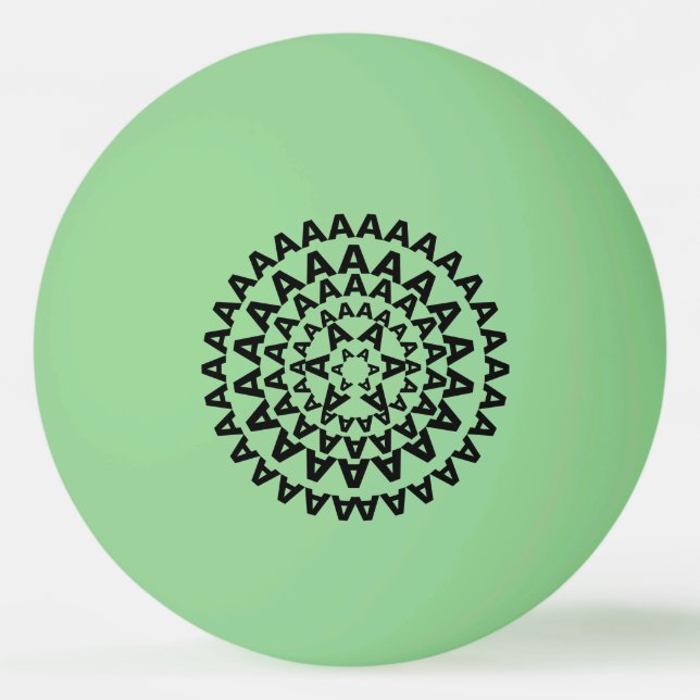 Bolinha De Ping Pong fulgor gritando engraçado na obscuridade (Frente)