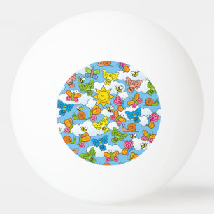 Bolinha De Ping Pong Fundo dos Animais Bebês