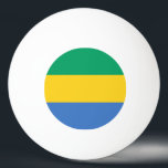 Bolinha De Ping Pong Gabão Flag<br><div class="desc">Bandeira Patriótica do Gabão.</div>