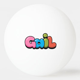 Bolinha De Ping Pong Gail