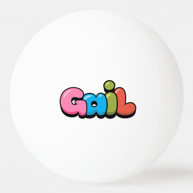 Bolinha De Ping Pong Gail (Frente)