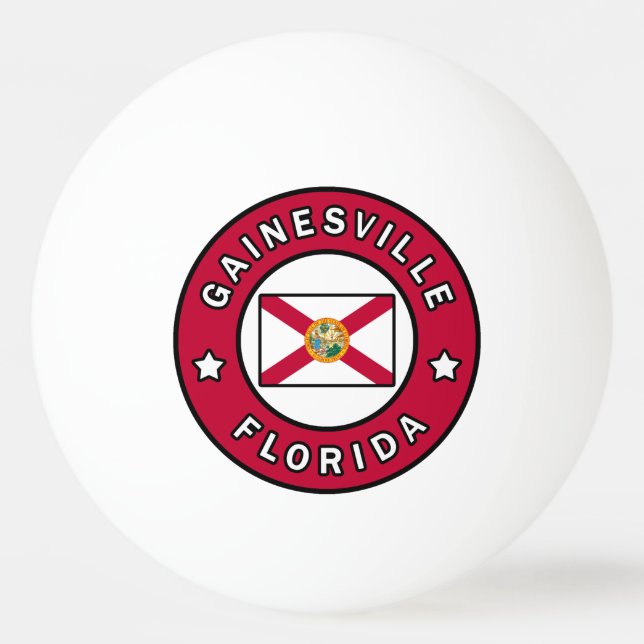 Bolinha De Ping Pong Gainesville Florida (Frente)