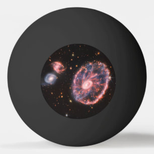 Bolinha De Ping Pong Galáxia do Círculo Cartwheel, Telescópio Espacial