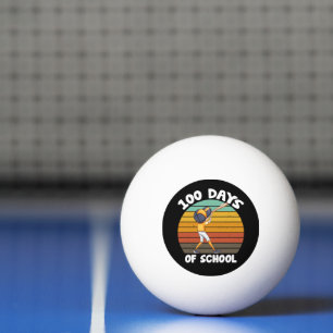 Bolinha De Ping Pong Garotos 100 Dias De Escola Meninos 100º Dia Beiseb
