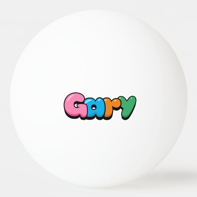 Bolinha De Ping Pong Gary (Frente)