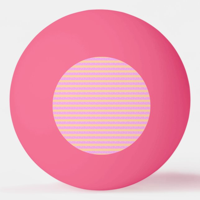Bolinha De Ping Pong Geométrico Rosa  (Frente)