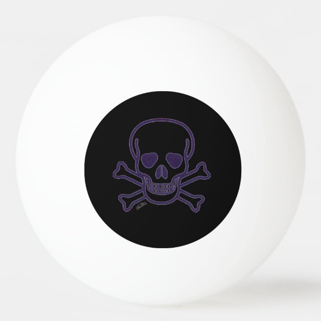 Bolinha De Ping Pong Ghost Skull 1 estrela ping pong ball (Frente)