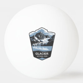 Bolinha De Ping Pong Glacier National Park Emblem