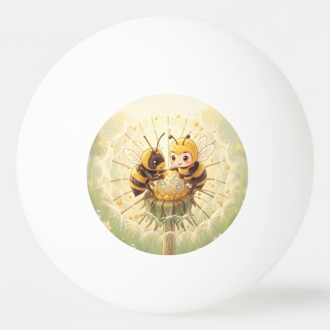 Bolinha De Ping Pong Golden Bumblebee in Bloom Dance.5 (Frente)