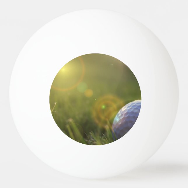 Bolinha De Ping Pong Golfe em um dia ensolarado (Frente)