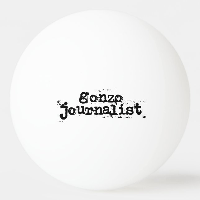 Bolinha De Ping Pong Gonzo Journalist (Frente)