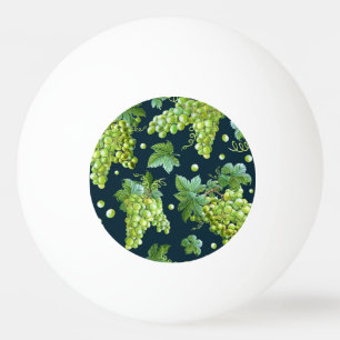 Bolinha De Ping Pong Grama Verde: Padrão Escuro de Aquarela