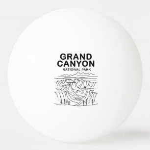 Bolinha De Ping Pong Grand Canyon National Park Line Art