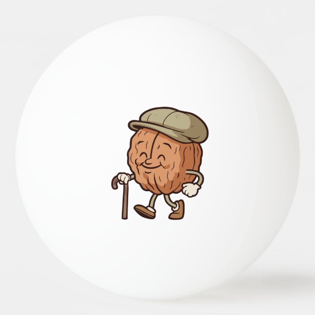 Bolinha De Ping Pong Grandad Walnut (Frente)