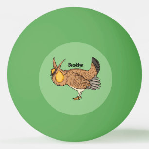 Bolinha De Ping Pong Grande ilustração de desenho animado de frango pra