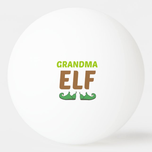 BOLINHA DE PING PONG GRANDMA ELF (Frente)