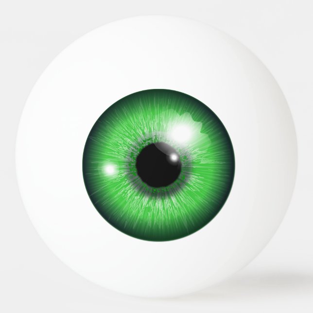 Bolinha De Ping Pong Green Eye Ping pong Ball (Frente)