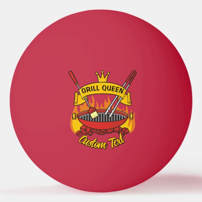 Bolinha De Ping Pong Grill Queen (Frente)