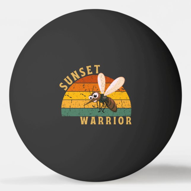 Bolinha De Ping Pong Guerreiro Sunset (Frente)