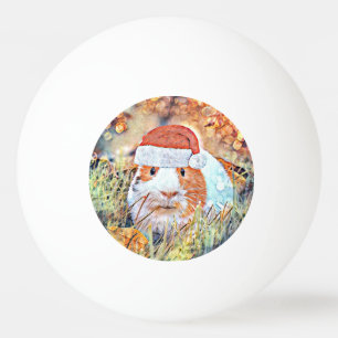 Bolinha De Ping Pong Guiné do Natal do aquarell