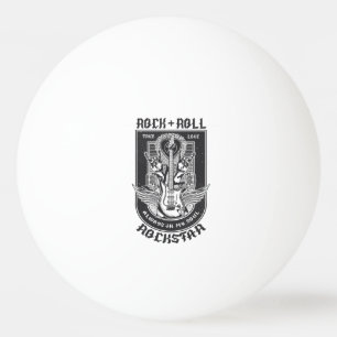 Bolinha De Ping Pong Guitar Rock design Golf Balls