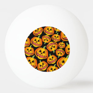 Bolinha De Ping Pong Halloween Pumpkin: Símbolo de outono de Vintage