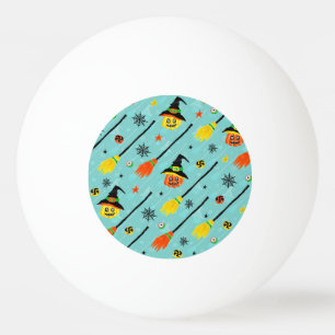 Bolinha De Ping Pong Halloween Witchy Seimt Theme