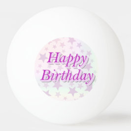 Bolinha De Ping Pong Happy Birthday!!