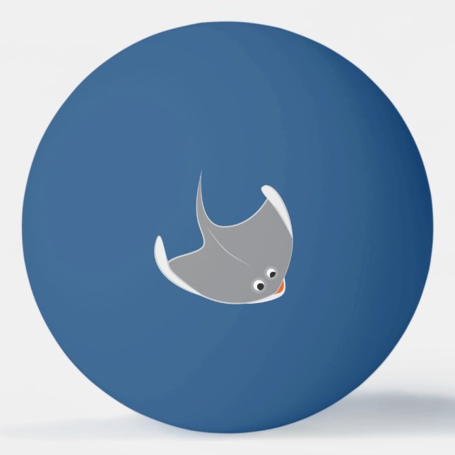 Bolinha De Ping Pong Happy Stingrays (Frente)