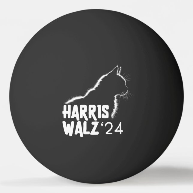 Bolinha De Ping Pong Harris Walz 2024 (Frente)