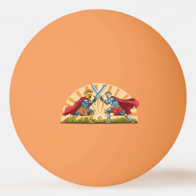 Bolinha De Ping Pong Hector e Aquiles (Frente)