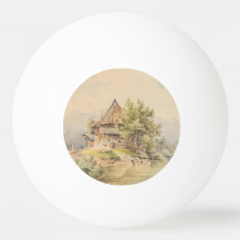 Bolinha De Ping Pong Holzhütte am See - Carl Lafite