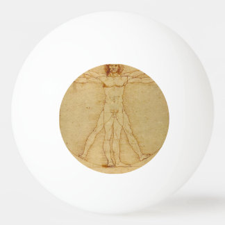 Bolinha De Ping Pong Homem Vitruviano por Leonardo Da Vinci