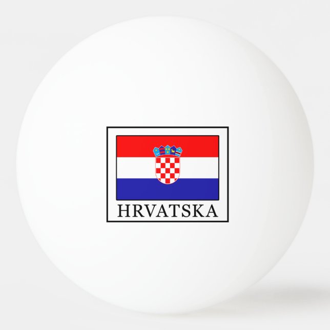Bolinha De Ping Pong Hrvatska (Frente)