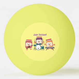Bolinha De Ping Pong Humor músico de animação de encrenca