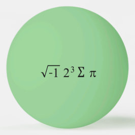 Bolinha De Ping Pong i 8 soma pi Equação de Matemática Engraçada Dia Pi