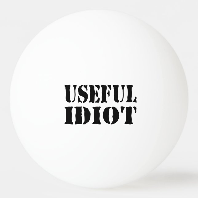 BOLINHA DE PING PONG IDIOTA ÚTIL (Frente)
