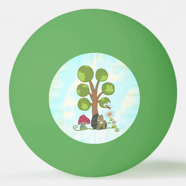 Bolinha De Ping Pong Igel unterm Baum (Frente)