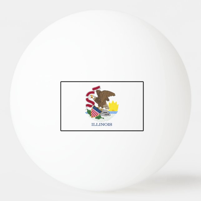 Bolinha De Ping Pong Illinois (Frente)