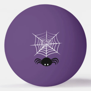 Bolinha De Ping Pong Ilustração Assustadora de Aranha de Halloween